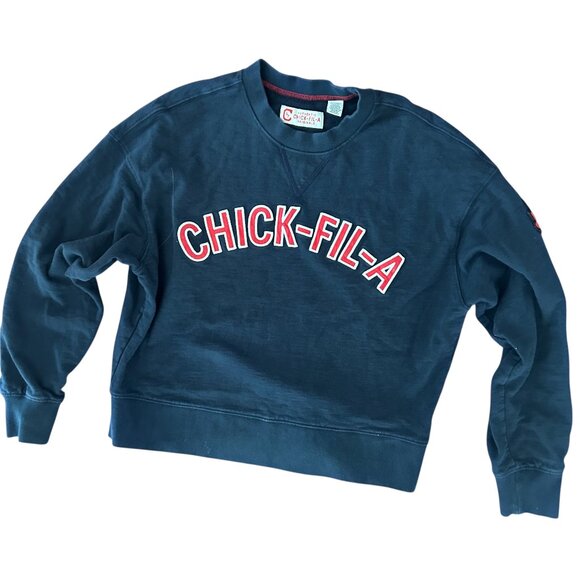 Chick-Fil-A Tops - Chick-fil-A Navy Sweatshirt